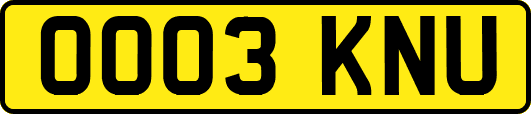 OO03KNU