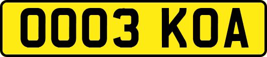 OO03KOA