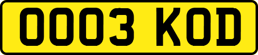 OO03KOD