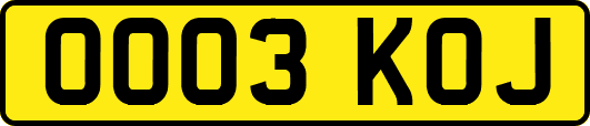 OO03KOJ