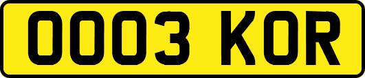 OO03KOR