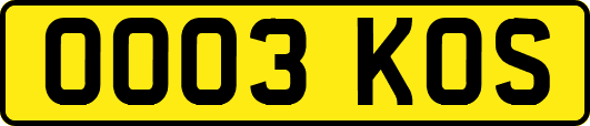 OO03KOS