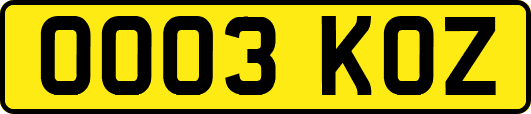 OO03KOZ