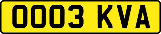OO03KVA