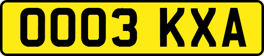 OO03KXA