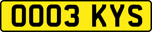 OO03KYS