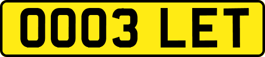 OO03LET