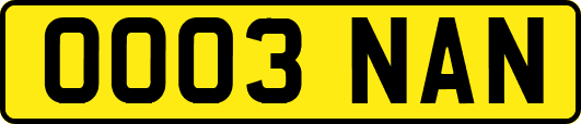 OO03NAN