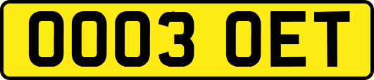 OO03OET