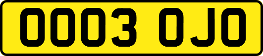 OO03OJO