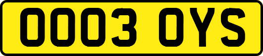 OO03OYS