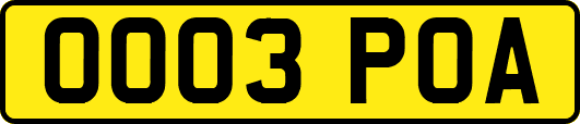 OO03POA