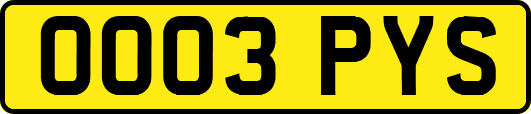 OO03PYS