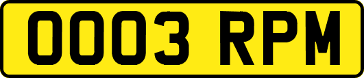 OO03RPM