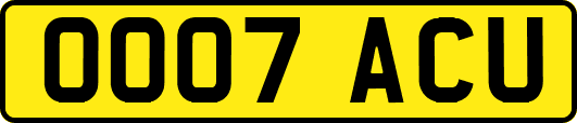 OO07ACU