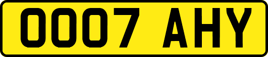 OO07AHY