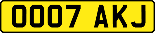 OO07AKJ