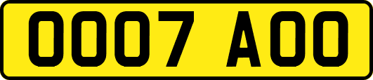 OO07AOO
