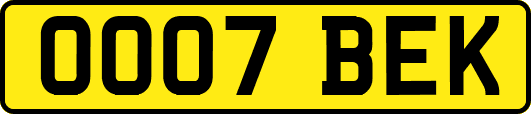 OO07BEK