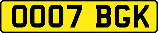 OO07BGK