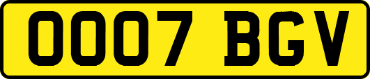 OO07BGV