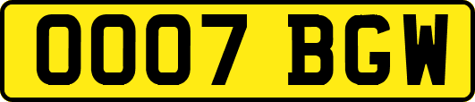 OO07BGW
