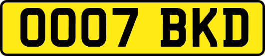 OO07BKD