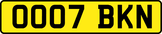 OO07BKN