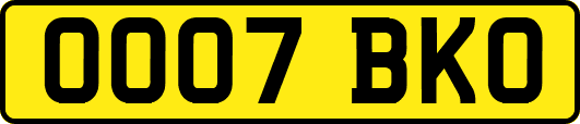 OO07BKO