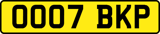OO07BKP
