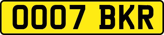OO07BKR