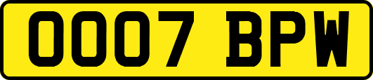 OO07BPW