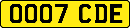 OO07CDE