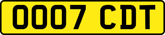 OO07CDT