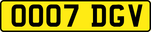 OO07DGV