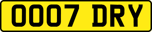 OO07DRY