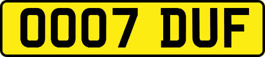 OO07DUF