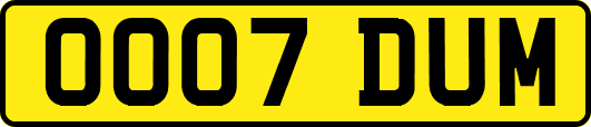 OO07DUM