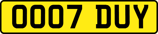 OO07DUY