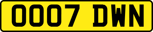 OO07DWN