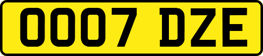OO07DZE