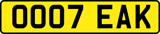 OO07EAK