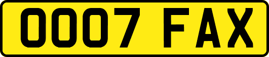 OO07FAX
