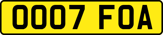 OO07FOA