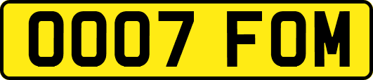 OO07FOM