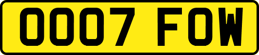 OO07FOW