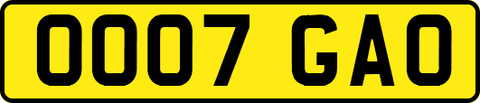OO07GAO