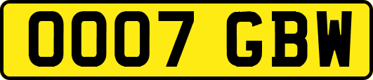OO07GBW