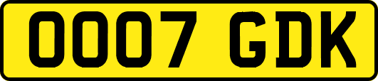 OO07GDK
