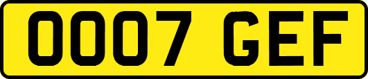 OO07GEF